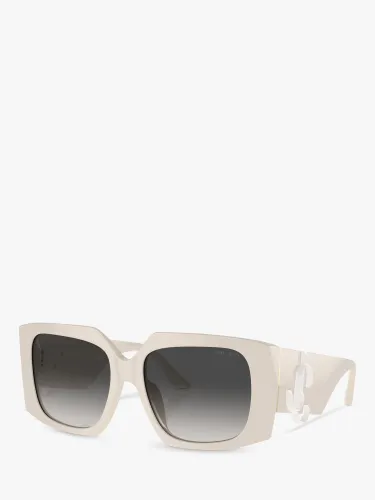Jimmy Choo JC5006U Women's Square Sunglasses, White - White - Female