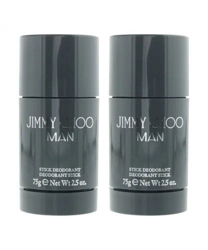 Jimmy Choo Mens Man Deodorant Stick 75g x 2 - One Size
