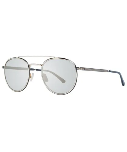 Jimmy Choo Mens Mirrored Aviator Sunglasses - Gold - One