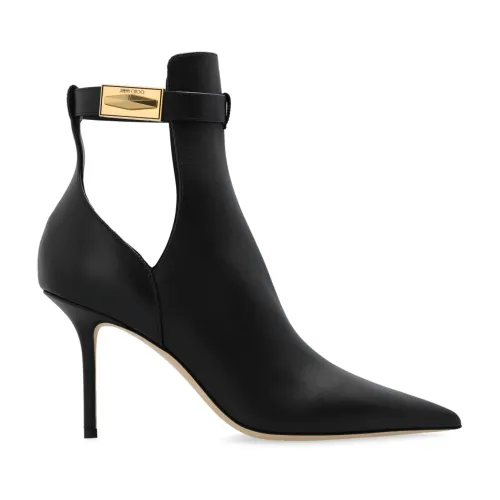 Jimmy Choo , Nell heeled ankle boots ,Black female, Sizes: