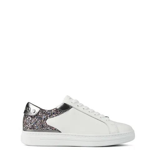 JIMMY CHOO Rome Lace Up Sneakers - White