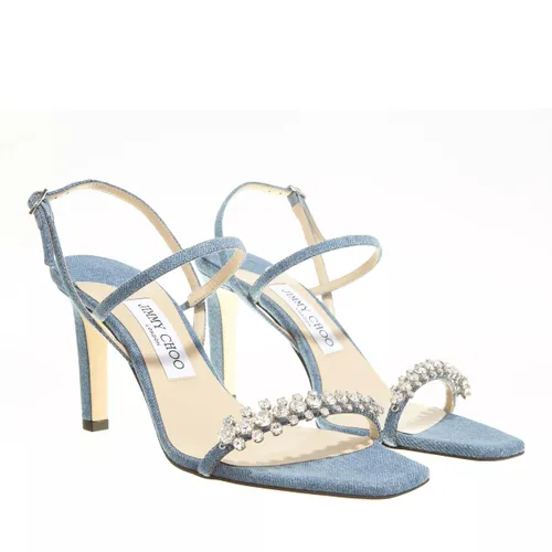 Jimmy Choo Sandals - Meira 85 Sandals - blue - Sandals for ladies