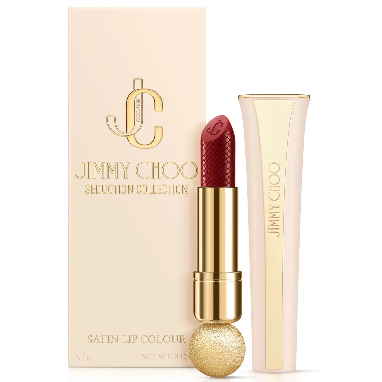 Jimmy Choo Seduction Satin Lip Colour 3.5g (Various Shades) - Burgundy Charm