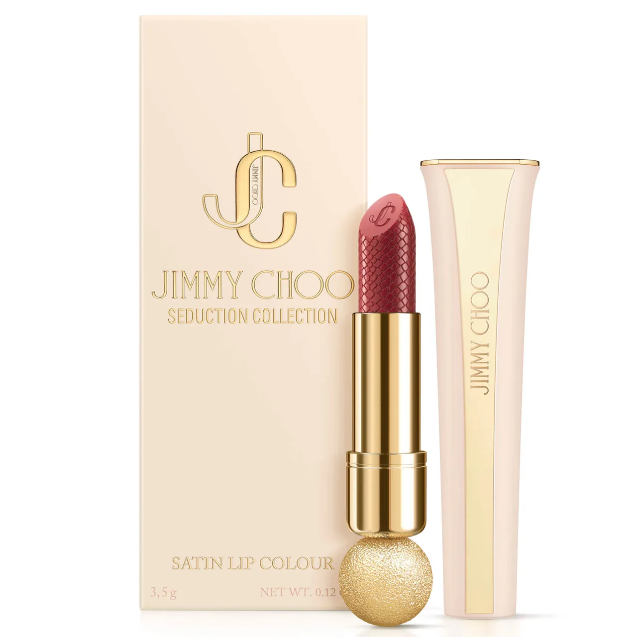 Jimmy Choo Seduction Satin Lip Colour 3.5g (Various Shades) - Daring Pink