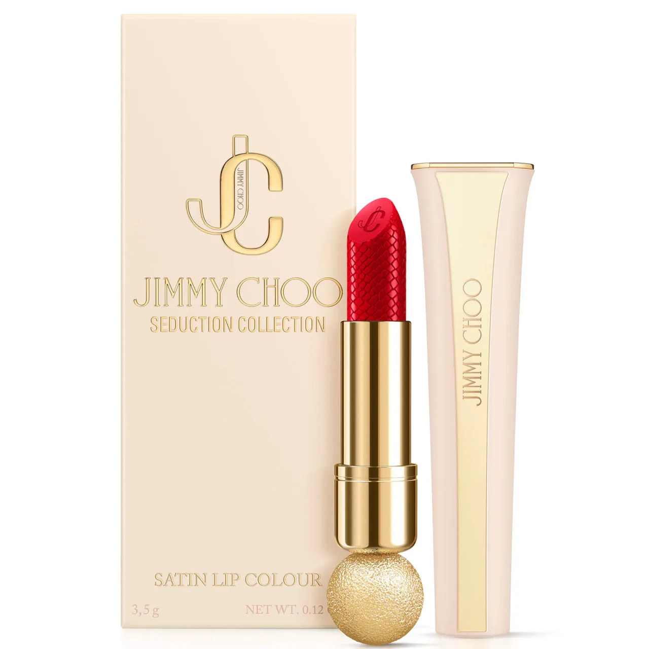 Jimmy Choo Seduction Satin Lip Colour 3.5g (Various Shades) - Red Carpet