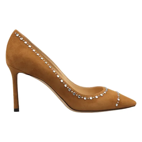 Jimmy Choo , Versatile Decolletes for All Climates ,Brown female, Sizes: