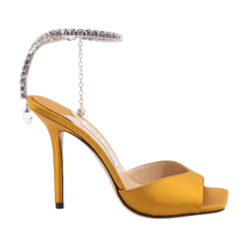 Jimmy Choo , Women Shoes Sandals Yellow Aw23 ,Yellow female, Sizes: