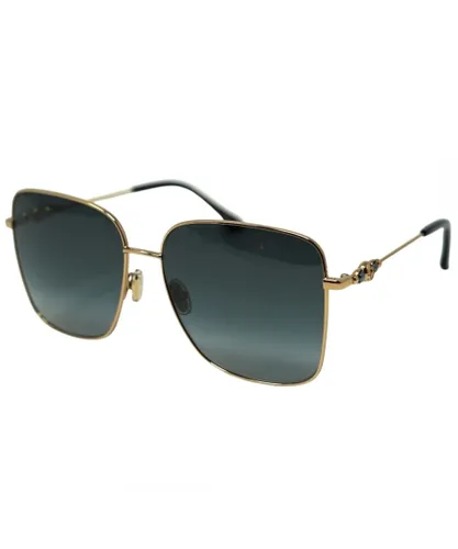 Jimmy Choo Womens Hester/S 02M0 9O Gold Sunglasses - One