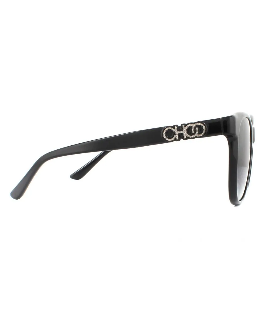 Jimmy Choo Womens Sunglasses JUNE/F/S 807 9O Black Dark Grey Gradient - One