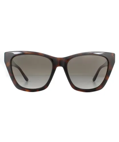 Jimmy Choo Womens Sunglasses RIKKI/G/S 807 9O Black Dark Grey Gradient - One