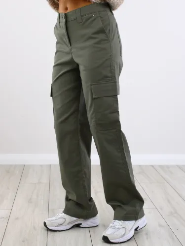 Jjxx Green / Dusty Olive Kendal Cargo Trousers