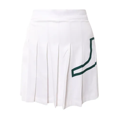 J.Lindeberg , White Button-Up Skirt with Shorts Detail ,White female, Sizes: