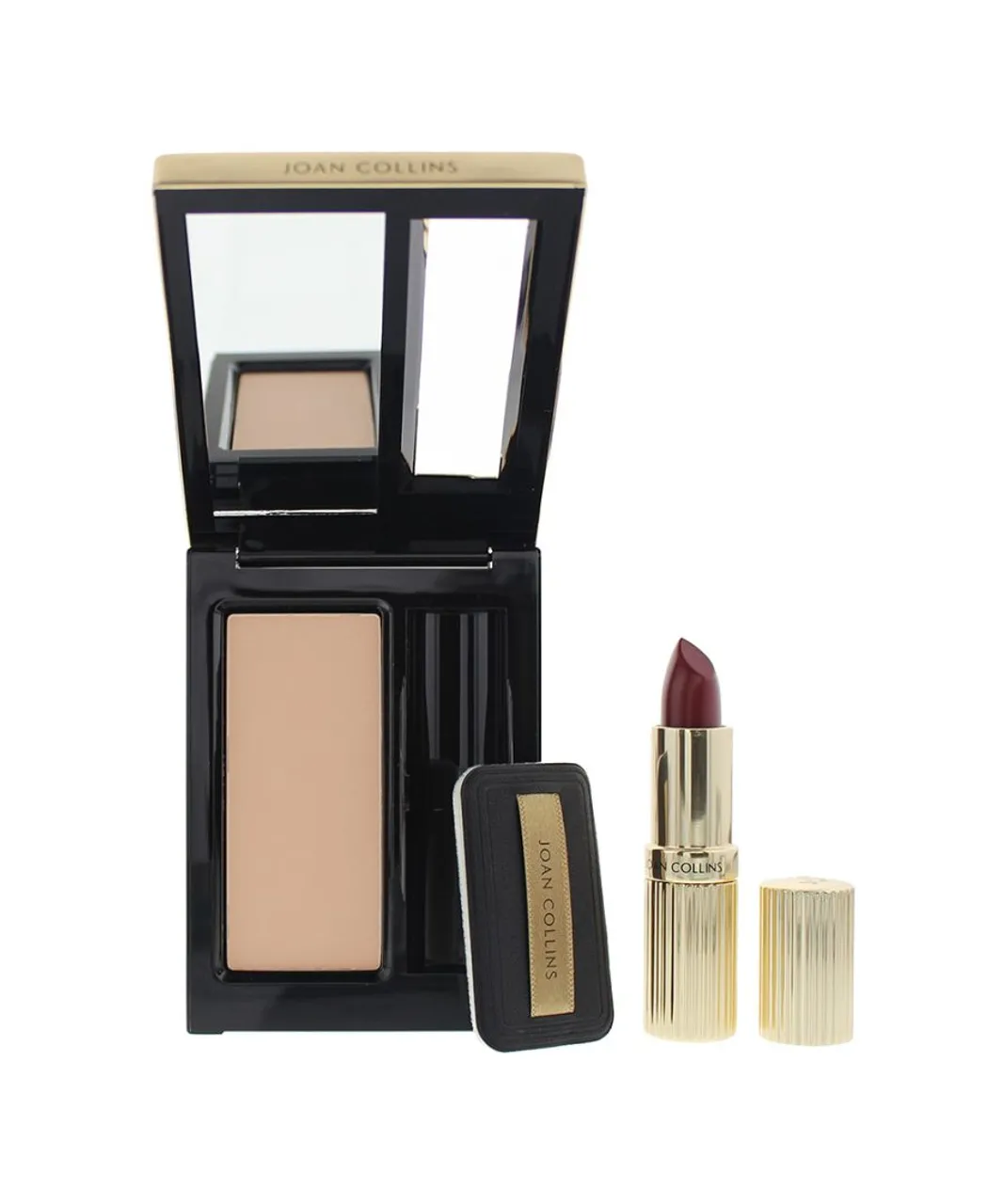 Joan Collins Womens Compact Duo Powder 6g - Helene Cream Lipstick 3.5g - One Size