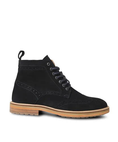 Joe Browns Men's Classic Navy Suede Lace Up Ankle Boots
