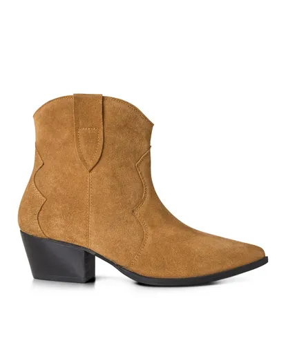 Joe Browns Women's Classic Western Suede Heeled Ankle Boots