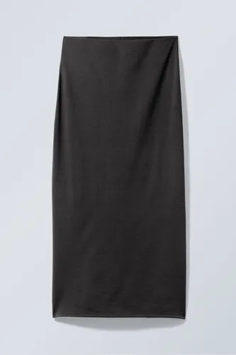 Johanna Long Pencil Skirt - Black