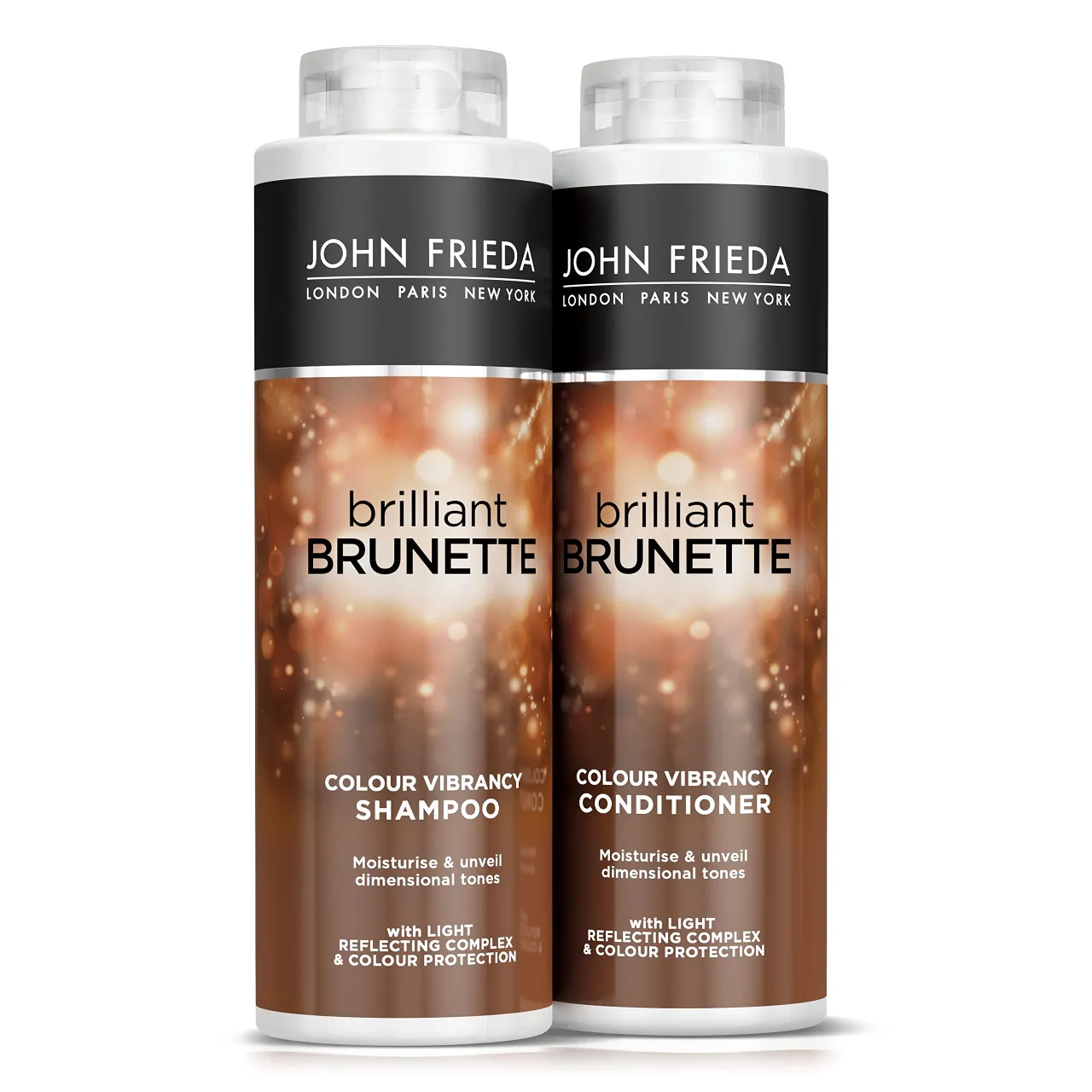 John Frieda Brilliant Brunette Colour Vibrancy Shampoo and