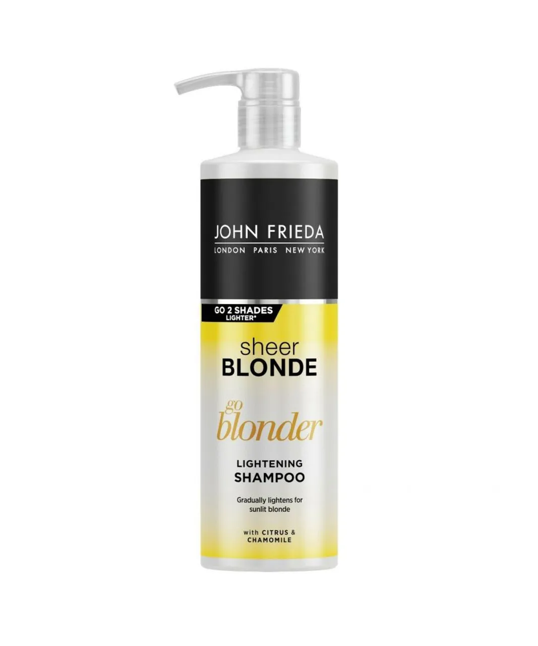 John Frieda Unisex Sheer Blonde Go Blonder Lightening Shampoo & Conditioner 500ml Duo Pack - NA - One Size