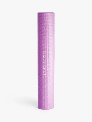 John Lewis 4mm Yoga Mat - Lilac - Unisex