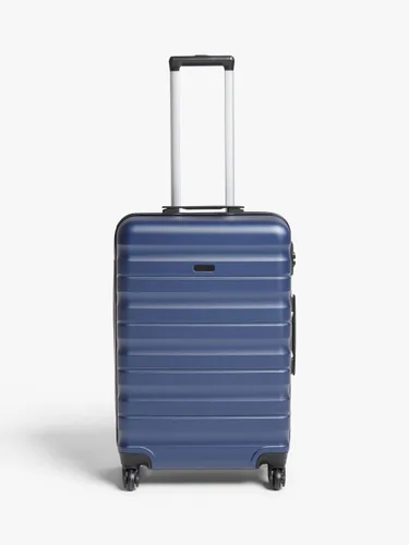 John Lewis ANYDAY Girona 65cm 4-Wheel Medium Suitcase - Navy - Unisex