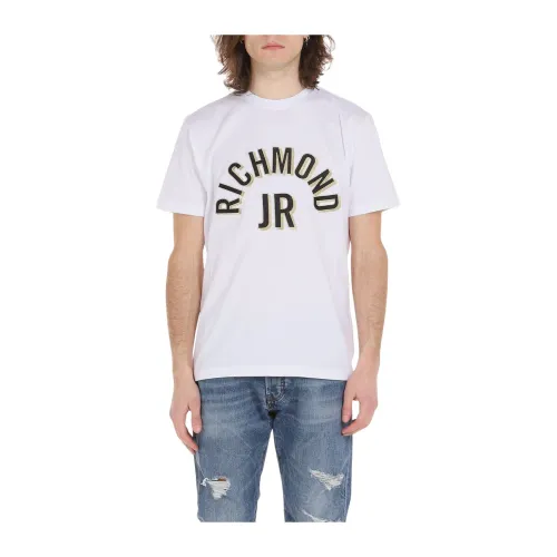 John Richmond , T-shirt with printing ,White male, Sizes: