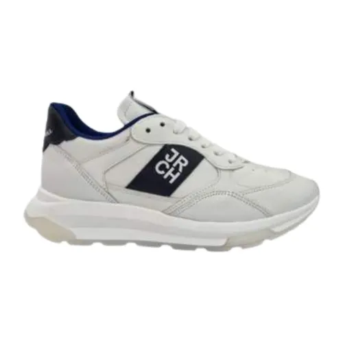 John Richmond , White Kids Flat Shoes with Blue Details ,White male, Sizes: