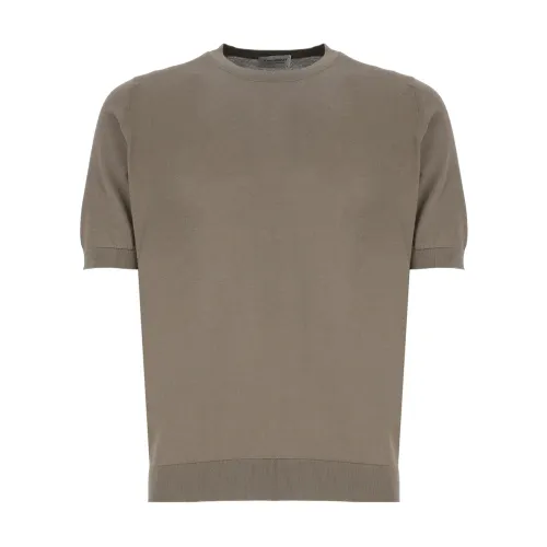 John Smedley , John Smedley T-shirts and Polos Beige ,Beige male, Sizes: