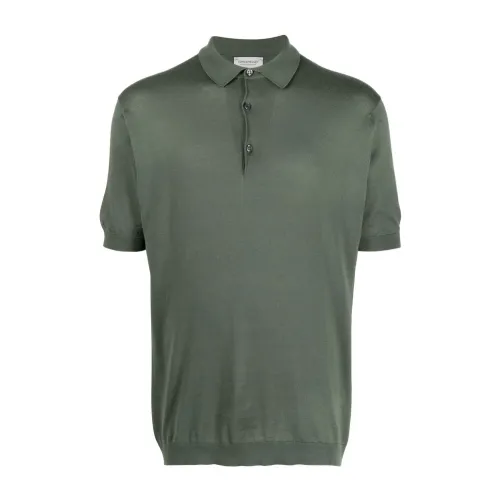 John Smedley , John Smedley T-shirts and Polos Green ,Green male, Sizes: