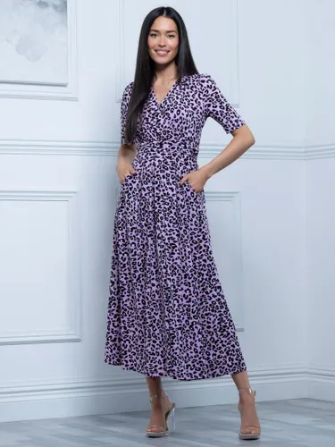 Jolie Moi Selene Animal Print Maxi Dress, Multi - Multi - Female