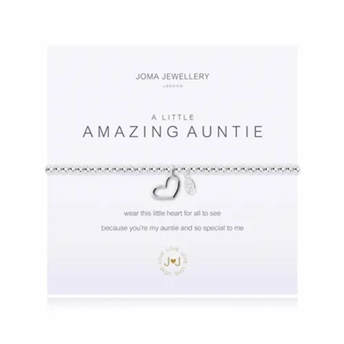 Joma A Little Amazing Auntie Bracelet - Silver