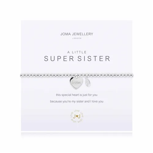Joma A Little Super Sister Bracelet - Silver