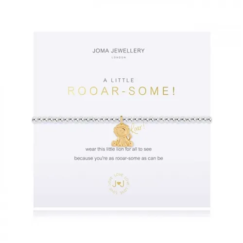 Joma Jewellery A Little You're Roarsome Bracelet - Silver & Gold