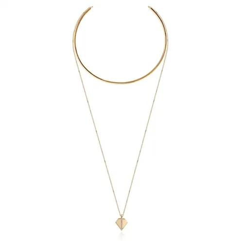 Joma Jewellery Aztek Kite Necklace - Gold