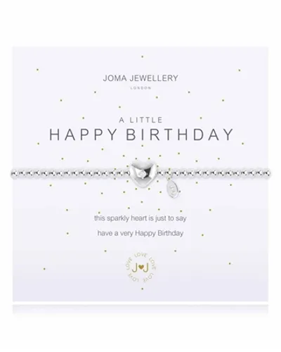 Joma Jewellery Little Birthday Bracelet - Silver