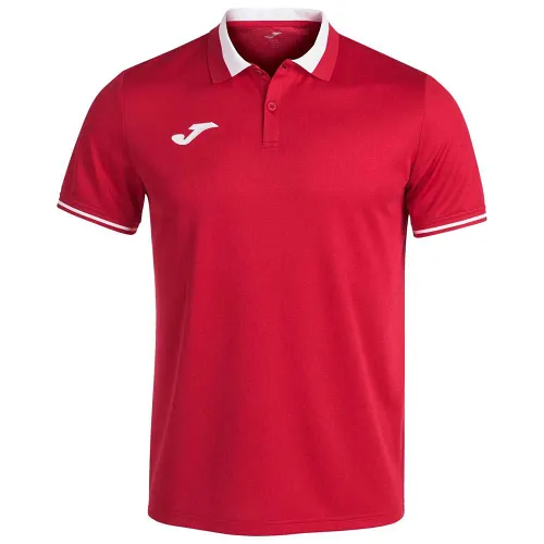 Joma Men's Championship Vi Training Polo Shirt Red/White