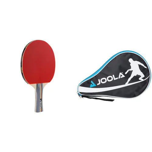 JOOLA Team School Table Tennis Bat - Multi-Colour & Table