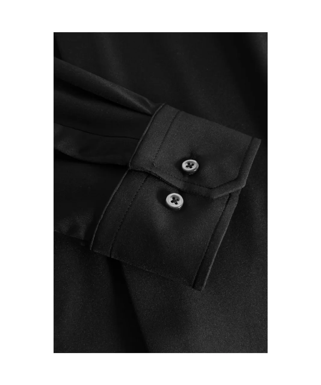Joop ! Mens Pai Long Sleeve Shirt - Black polyamide