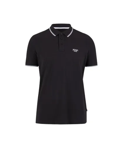 Joop Mens Polo Shirt - Black Cotton