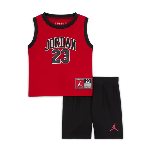 Jordan 23 Jersey Baby (12–24M) 2-Piece Jersey Set - Black - Polyester