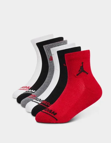 Jordan 6-Pack Ankle Socks Junior - Multi Coloured - Kids