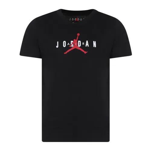 Jordan , 85B922 023 Short Sleeves T-Shirts ,Black male, Sizes: