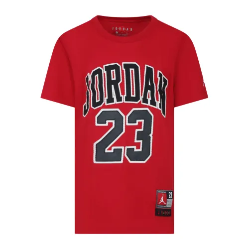 Jordan , 95A088 R78 Short Sleeves T-Shirts ,Red male, Sizes: