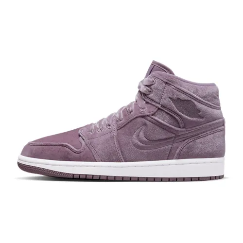 Jordan , Air Jordan 1 Mid Sneakers ,Purple female, Sizes: