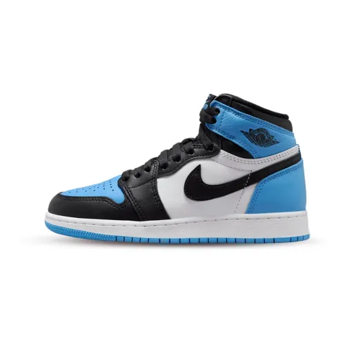 Jordan , Air Jordan 1 Retro High OG UNC Toe (Gs) ,Blue male, Sizes: