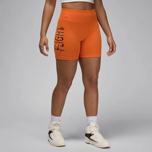 Jordan Artist Series by Darien Birks Women's Shorts - Orange - Polyester