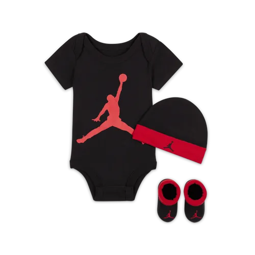 Jordan Baby 3-Piece Box Set - Black - Cotton