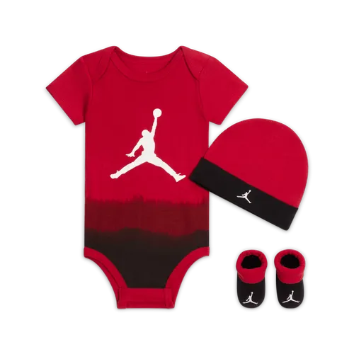 Jordan Baby 3-Piece Box Set - Red - Cotton
