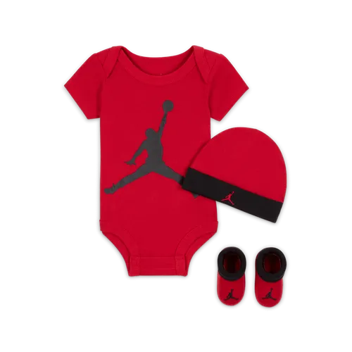 Jordan Baby 3-Piece Box Set - Red - Cotton