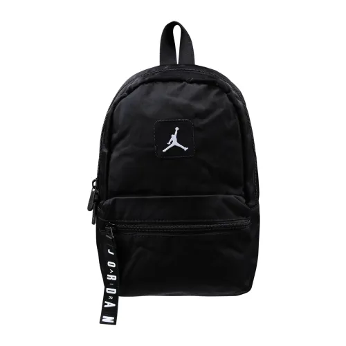 Jordan , Black Backpack with Adjustable Straps ,Black unisex, Sizes: ONE SIZE