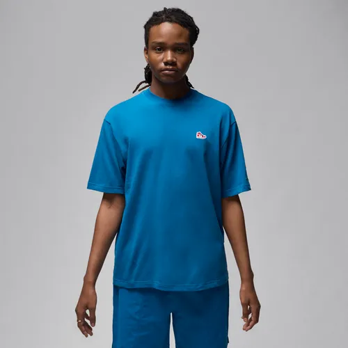 Jordan Brand Men's T-Shirt - Blue - Cotton
